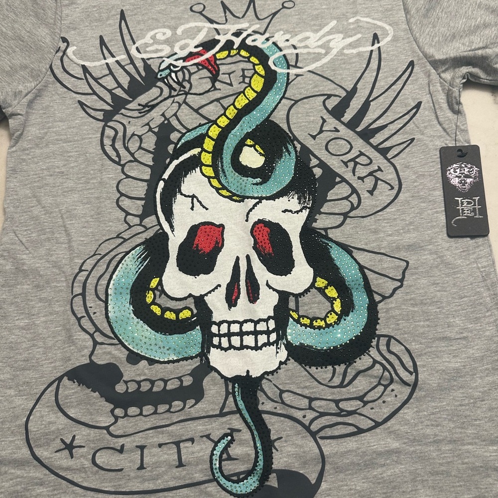 Ed Hardy Rhinestone Tee